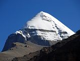 08 Mount Kailash Close Up from The Kangnyi Chorten Tarboche Area On Mount Kailash Outer Kora